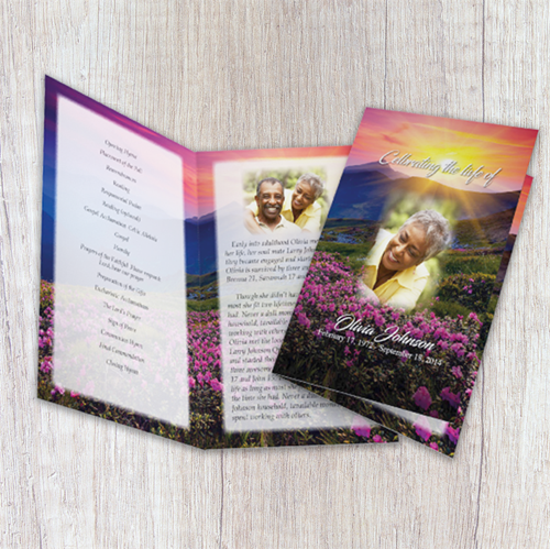 Picture for category Nature Themed Funeral Programs
